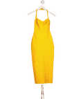 House of CB Ltd. Edition The Sculpt Orange Sherbet Midi Bandage Dress UK S - Reliked