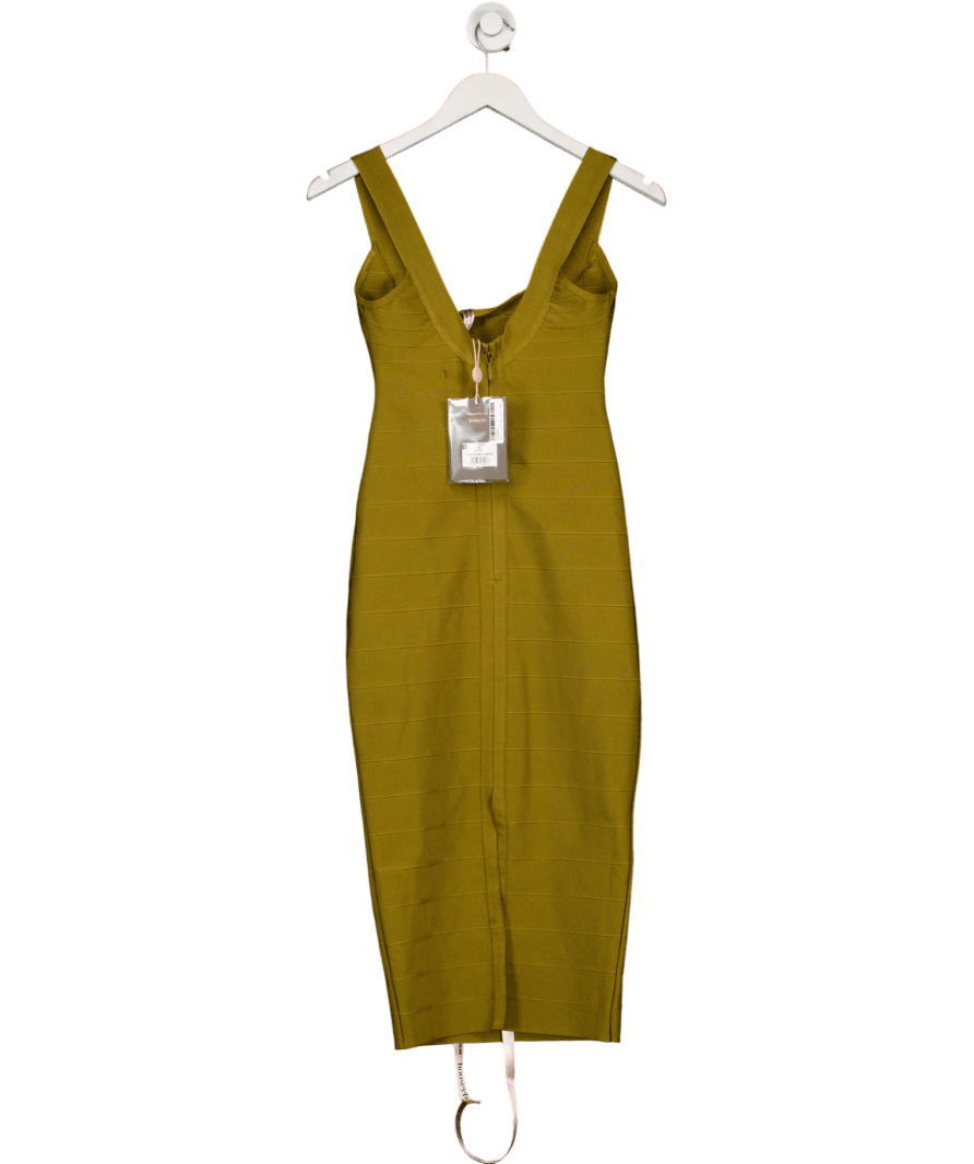 House of CB Ltd.edition The Og Olive Green Midi Bandage Dress UK S - Reliked
