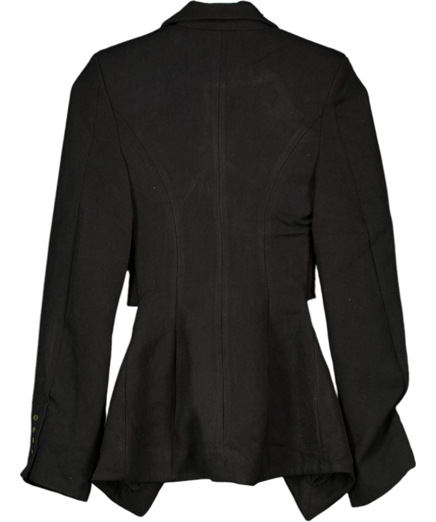 House of CB Nour Black Crepe Cutout Blazer UK XS - Reliked