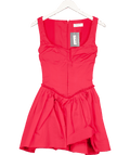 House of CB Red Cupid Scarlet Pleated Mini Dress UK S - Reliked