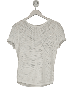 House of CB Yves White Knit Top UK L+