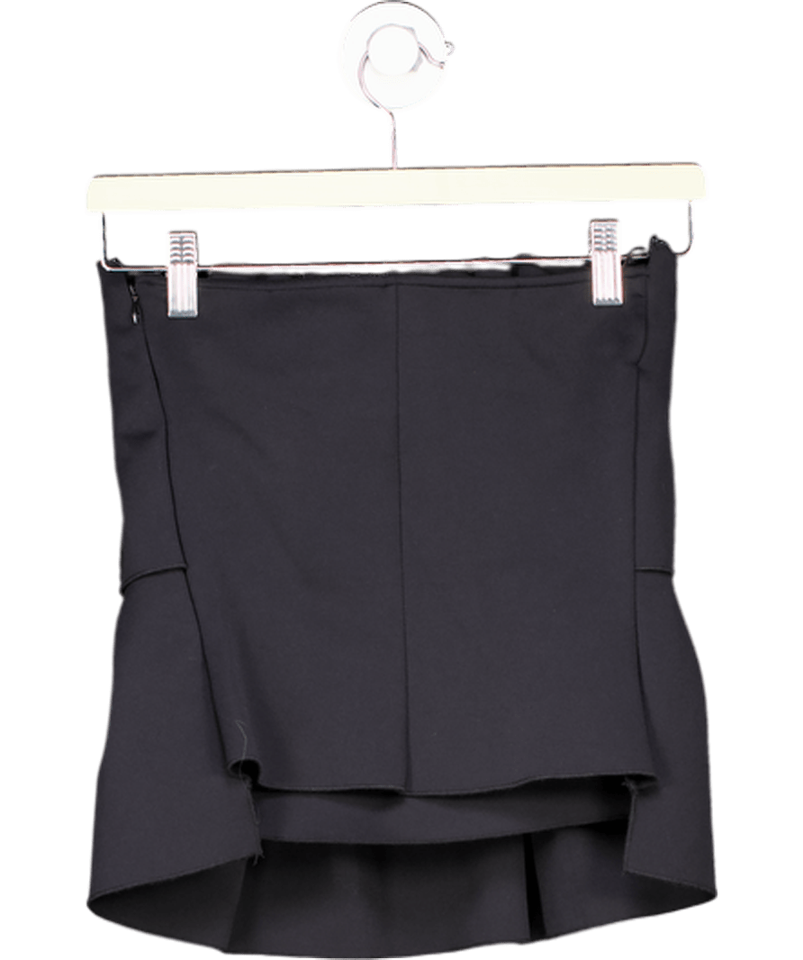 HOUSE OF DAGMAR Black Sculpted Tube Top UK 8 - Reliked