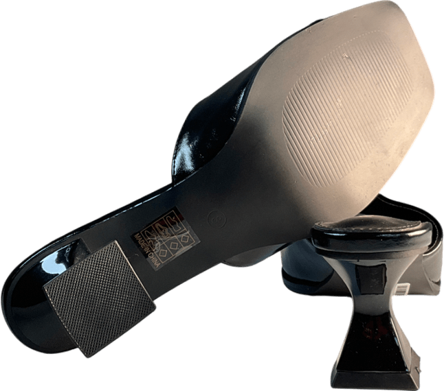 House of Harlow 1960 Black Kiese Mule UK 6 EU 39 👠 - Reliked