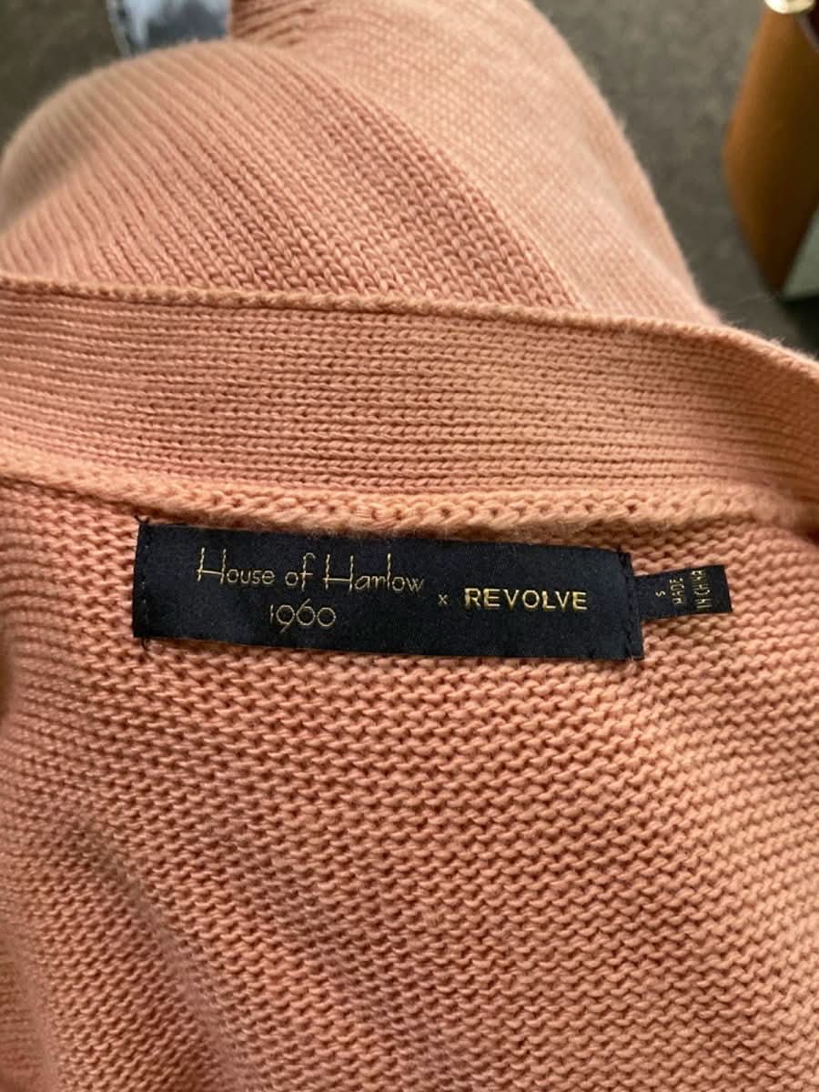 House of Harlow Peach Knit Cardigan UK S - Reliked