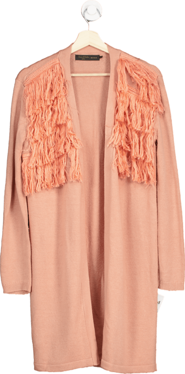 House of Harlow Peach Knit Cardigan UK S - Reliked
