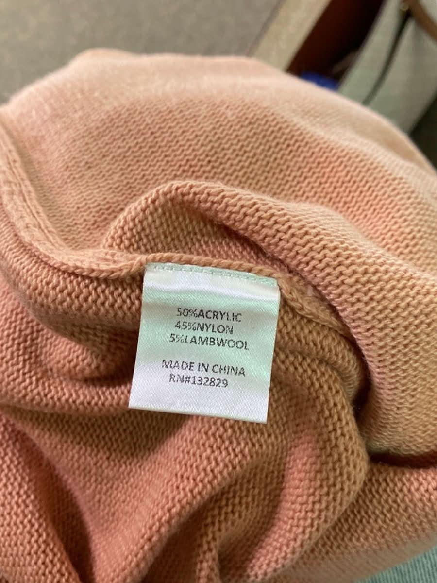 House of Harlow Peach Knit Cardigan UK S - Reliked