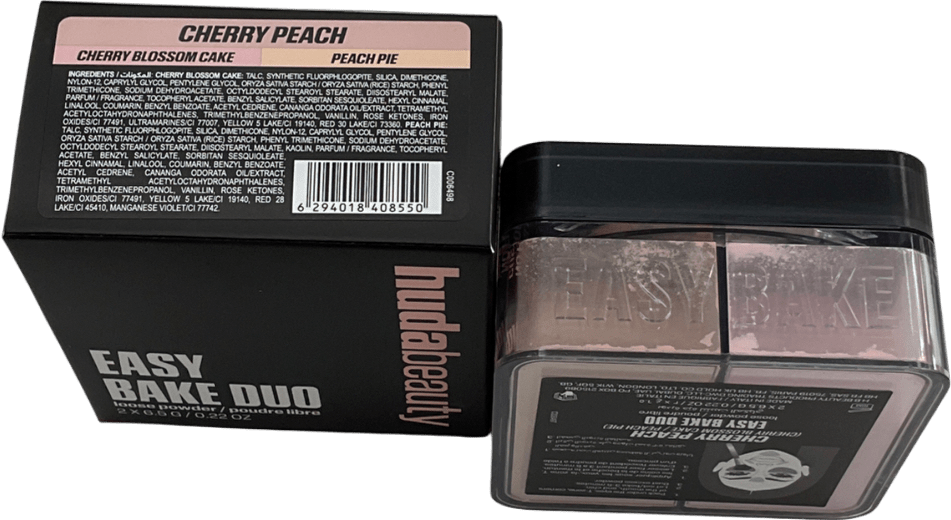 Huda Beauty Easy Bake Duo Loose Powder Cherry Peach 2x6.5g - Reliked