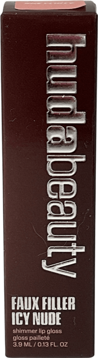 Huda Beauty Icy Nude Faux Filler Lip Gloss She Flirty 3.9ml - Reliked