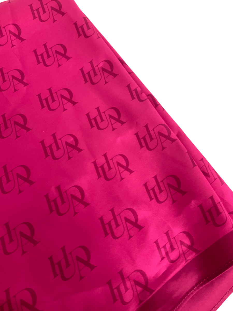 Huda Beauty Pink Head Scarf/ Bandana Scarf One Size - Reliked