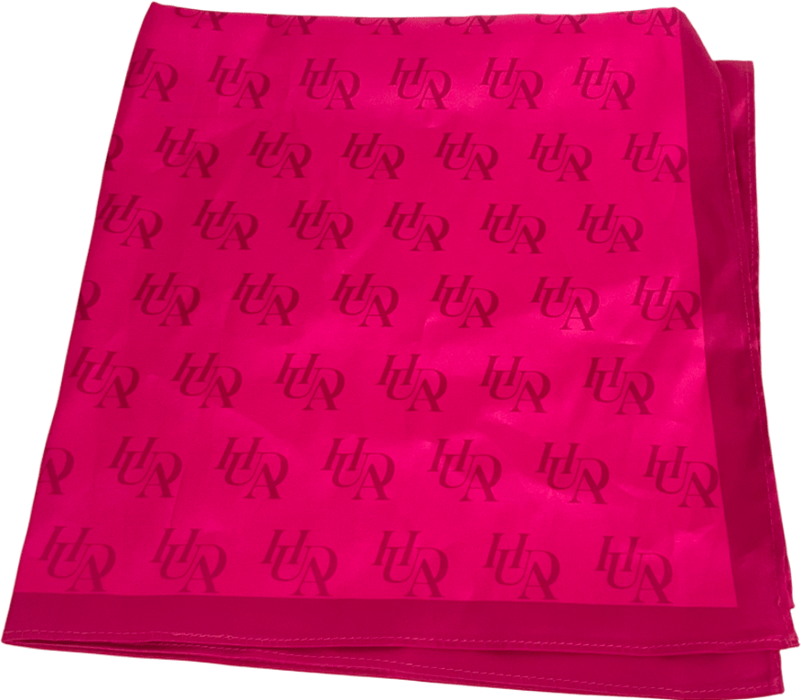 Huda Beauty Pink Head Scarf/ Bandana Scarf One Size - Reliked