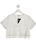 Hunter Bell White 100% Cotton Cutwork Lace Blouse UK S - Reliked