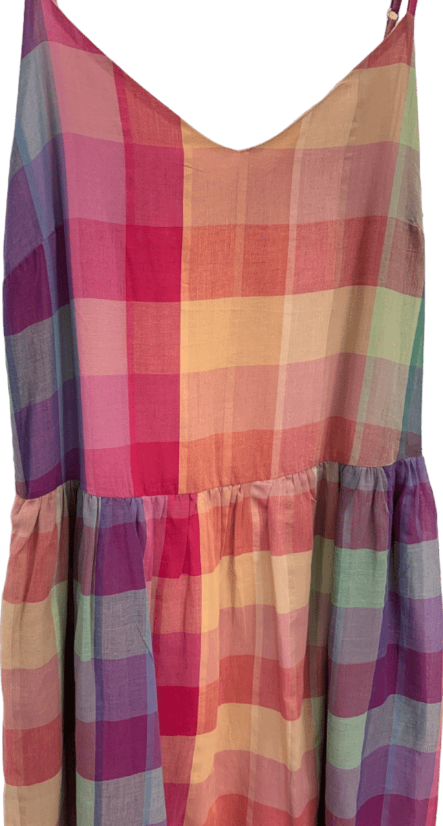 Hush Multi - coloured Check Dress UK 8 - Reliked