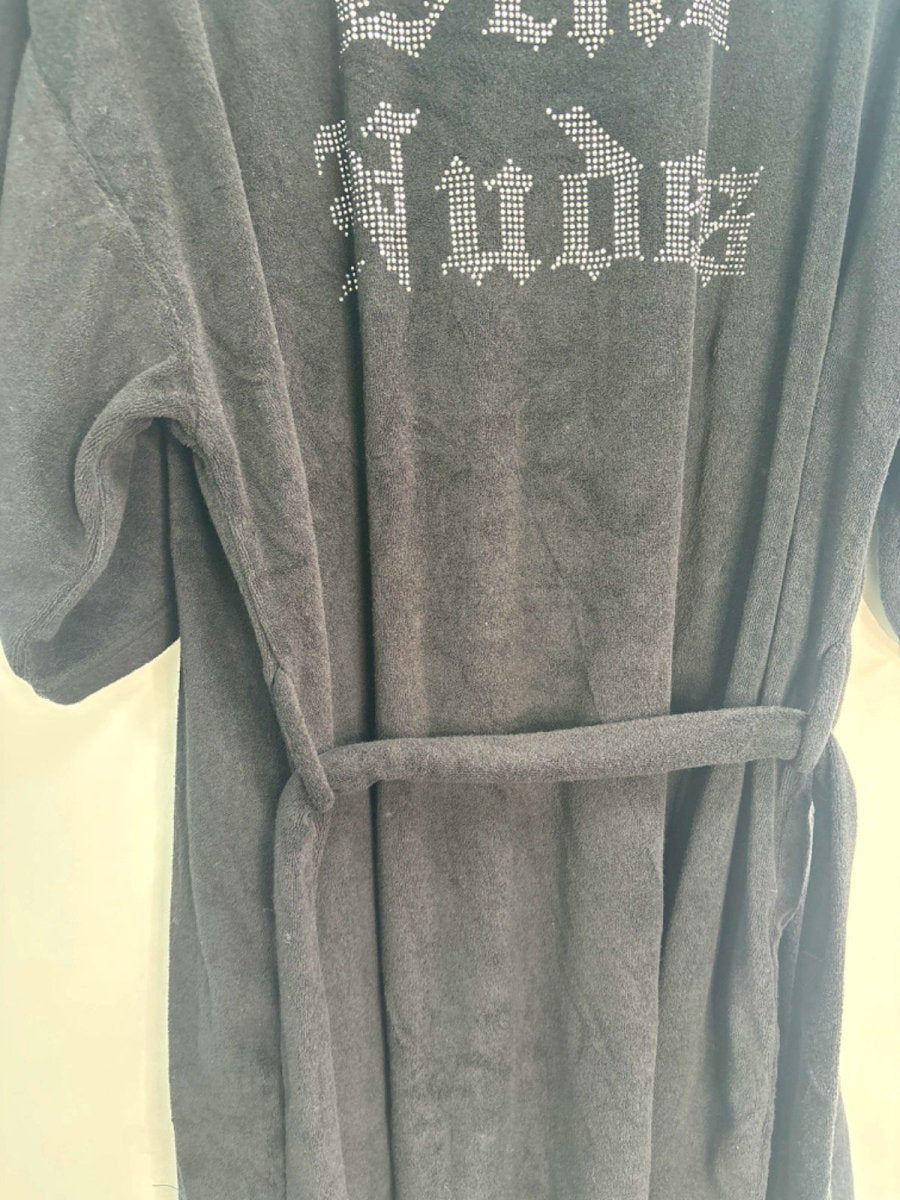 I.AM.GIA Black Send Nudes Kimono Robe One Size - Reliked