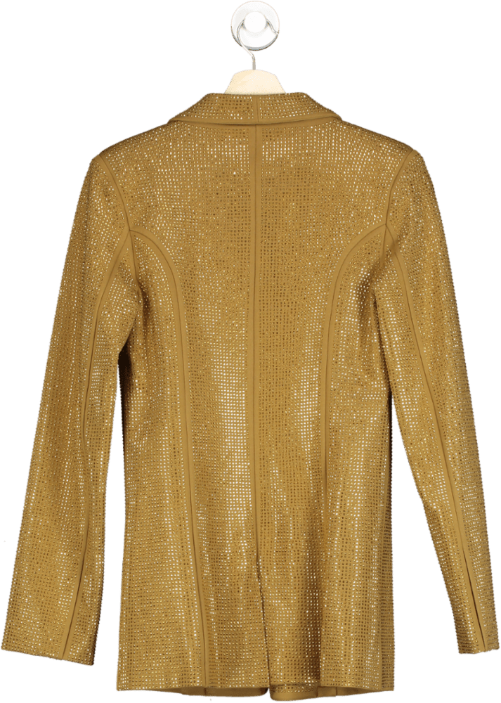 I.AM.GIA Gold Embellished Mariah Blazer UK S - Reliked
