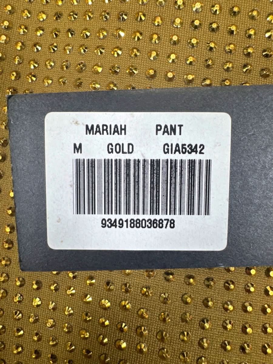 I.AM.GIA Gold Mariah Trousers UK M - Reliked