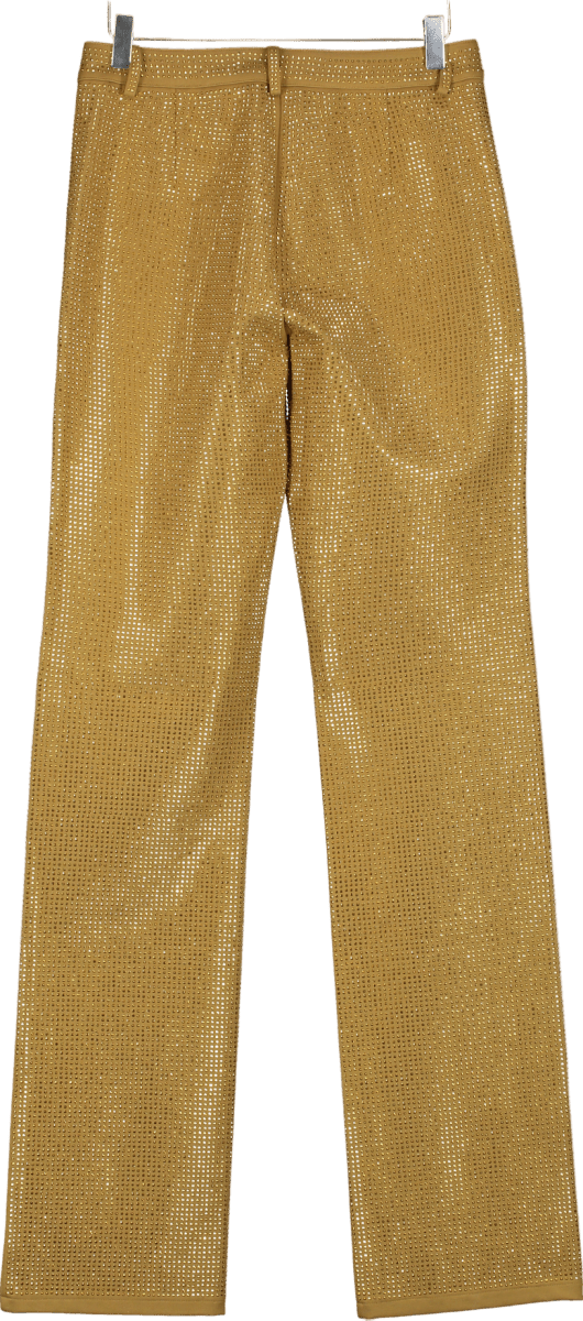 I.AM.GIA Gold Mariah Trousers UK M - Reliked