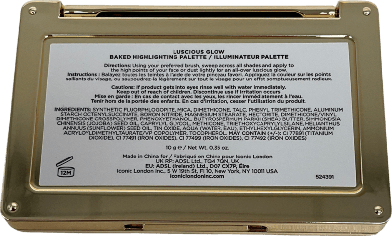 ICONIC LONDON Luscious Glow Baked Face Highlighter Lusicious Glow 10g - Reliked