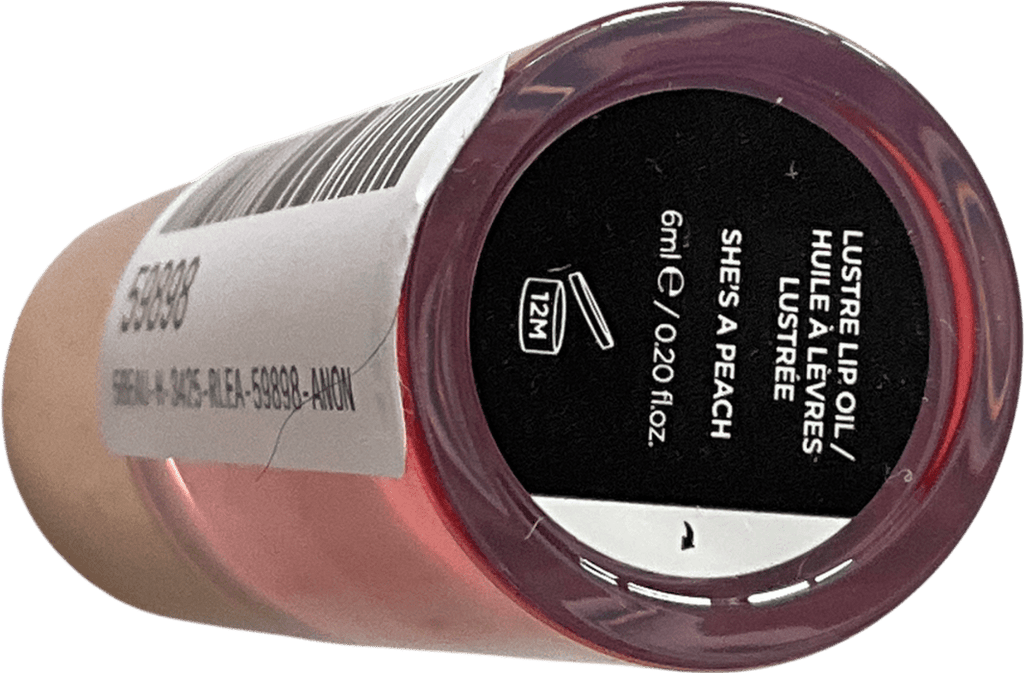 ICONIC LONDON Lustre Lip Oil Shes A Peach 6ml - Reliked