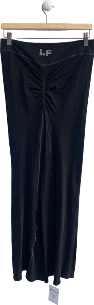 iets frans. Black Sport Trousers UK L - Reliked