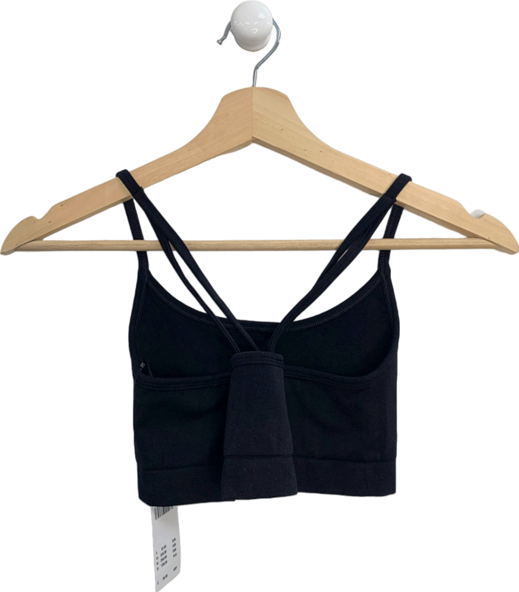 Iets Frans Black Sports Bra S - Reliked