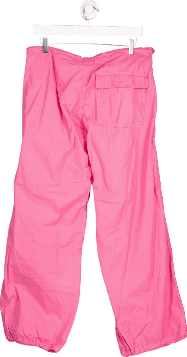 iets frans Pink Cotton Cargo Trousers S - Reliked