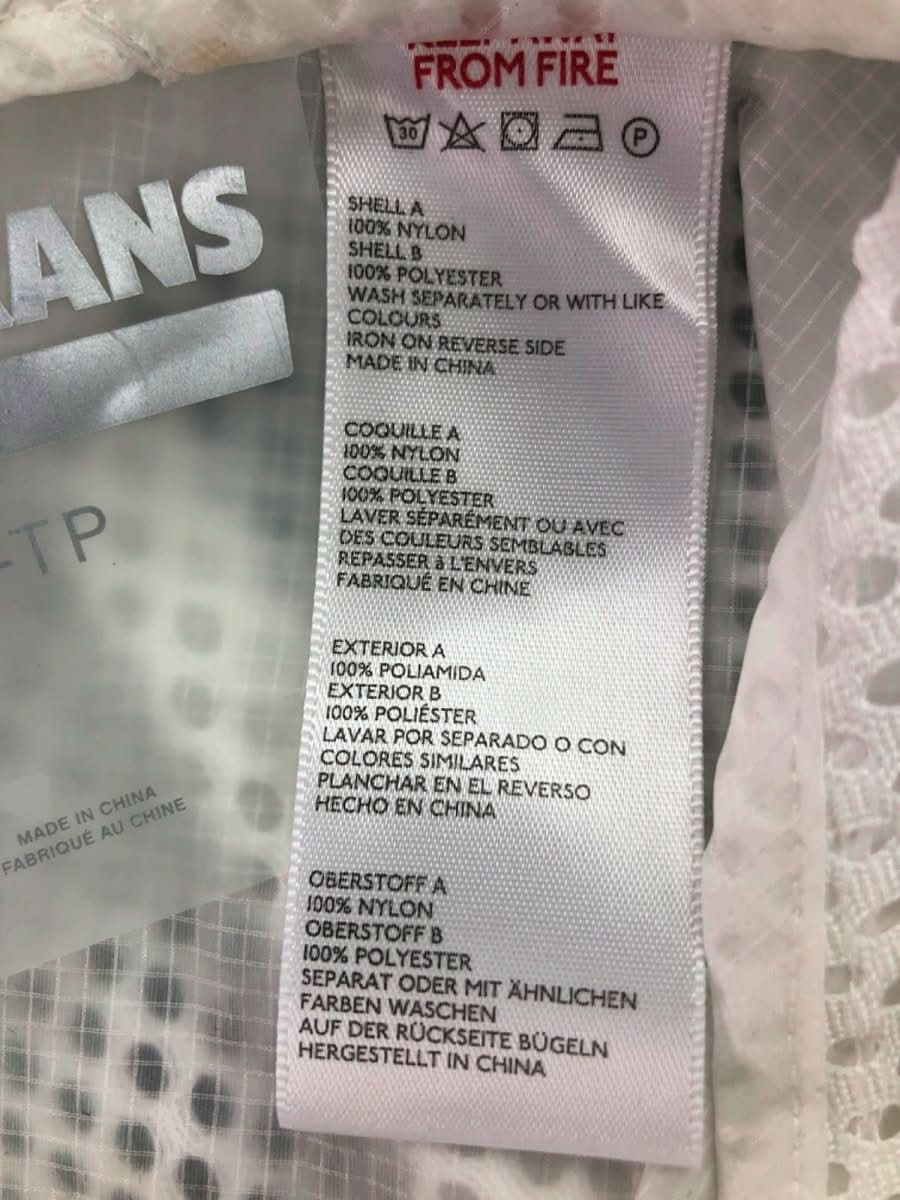 iets frans White Mesh - Panelled Hooded Vest XS - Reliked