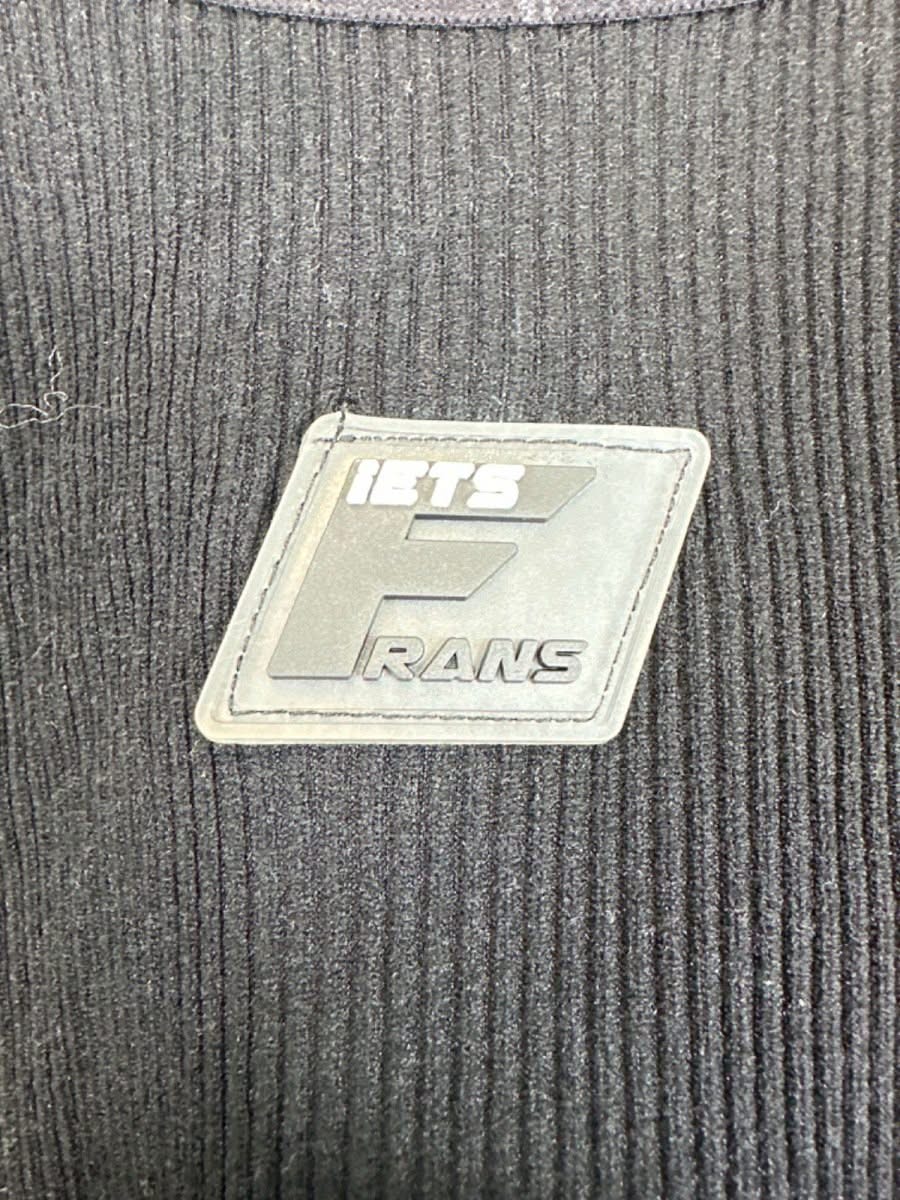 Ietsfrans Black Ribbed Cropped Tee XL - Reliked