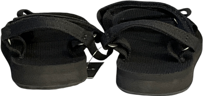 Illesteva Black Original Universal Slim Flat Sandals UK 5 EU 38 👠 - Reliked