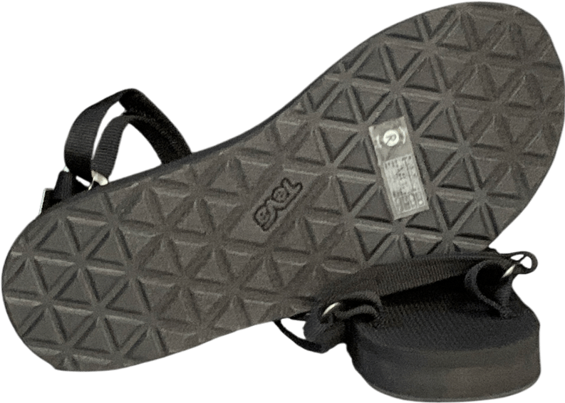 Illesteva Black Original Universal Slim Flat Sandals UK 5 EU 38 👠 - Reliked