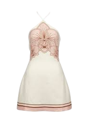 SHANI SHEMER Cream Maddie Mini Dress UK XS