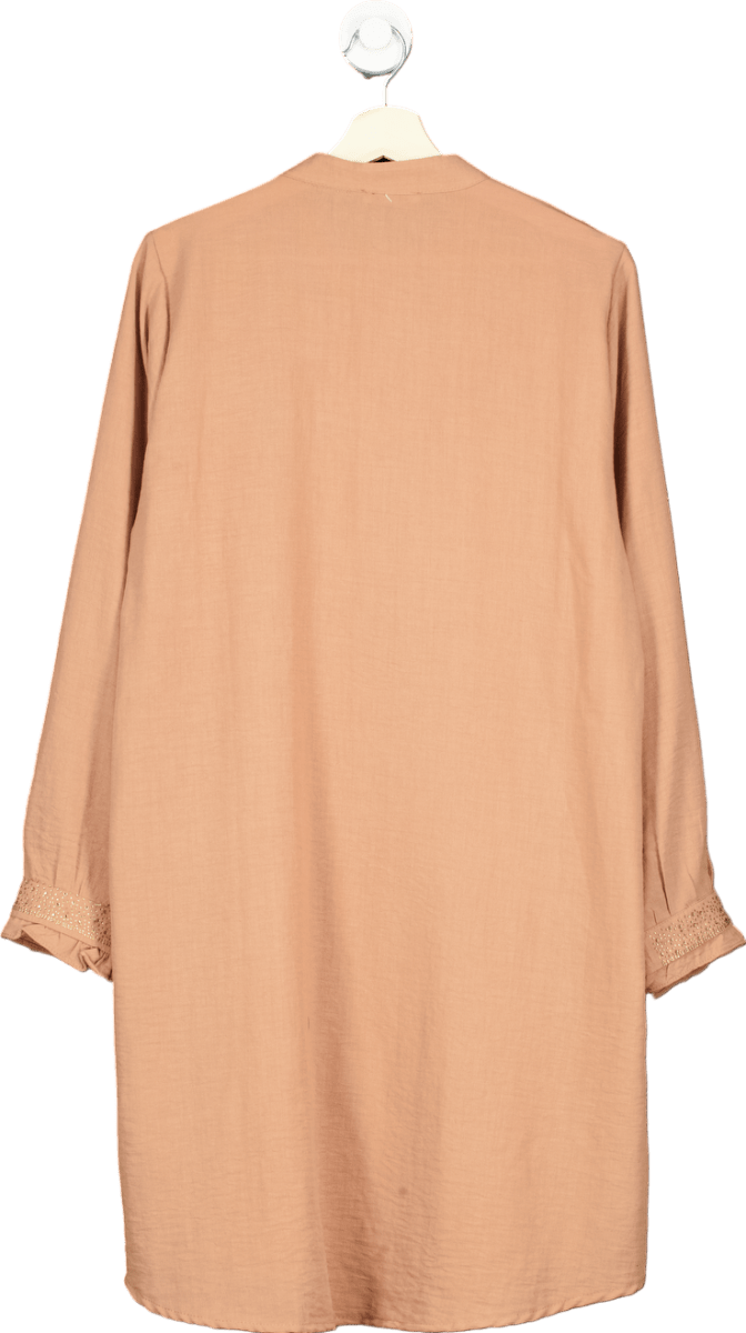 IMAJBUTIK Collection Mink Plus Size stoned linen tunic blouse UK XXL - Reliked