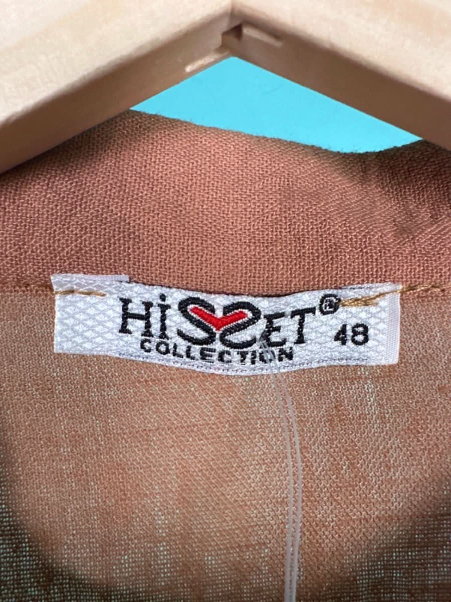 IMAJBUTIK Collection Mink Plus Size stoned linen tunic blouse UK XXL - Reliked