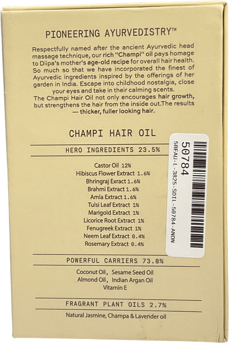 inde wild Champi Hair Oil 50ml - Reliked