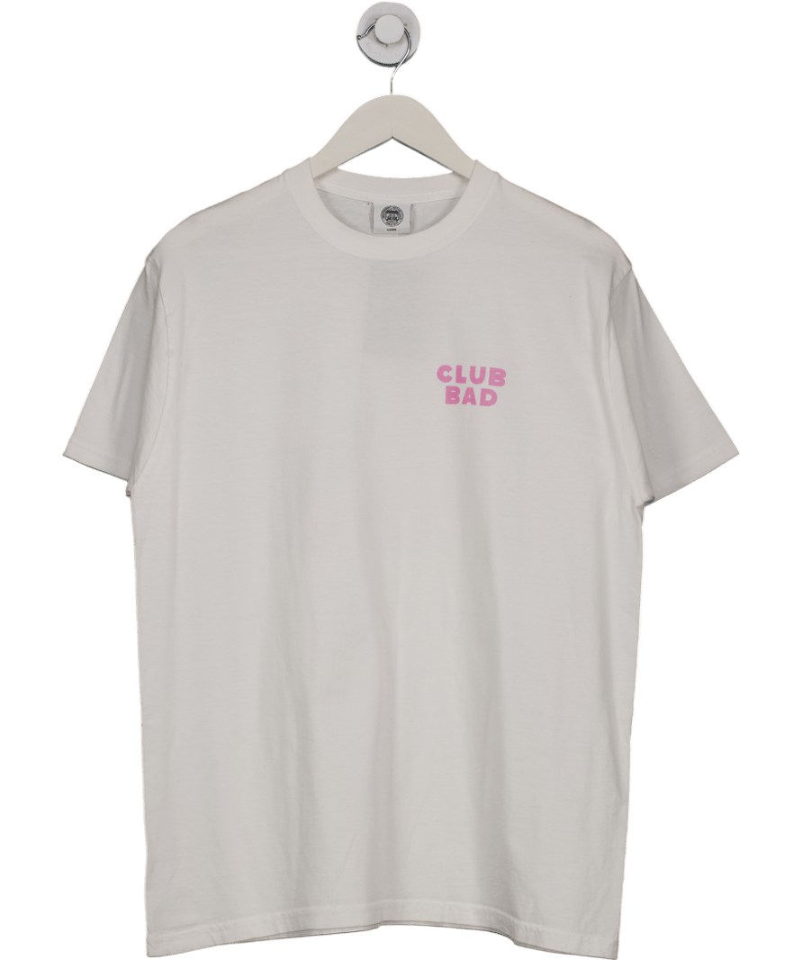 Independent Culture Club White Melé X Club Bad Toucan Tee UK L - Reliked