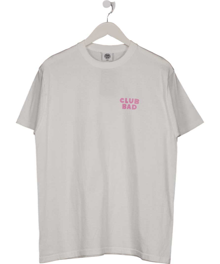 Independent Culture Club White Melé X Club Bad Toucan Tee UK L - Reliked