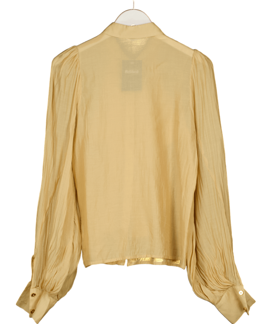 Interdee Beige Chemise Shirt UK S - Reliked