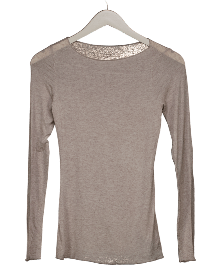 intimissimi Nude Boat Neck Modal Cashmere Ultralight Jumper UK S - Reliked