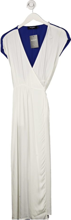 Ionna Kourbella White Gentle Fluidity - Crossed Dress UK M