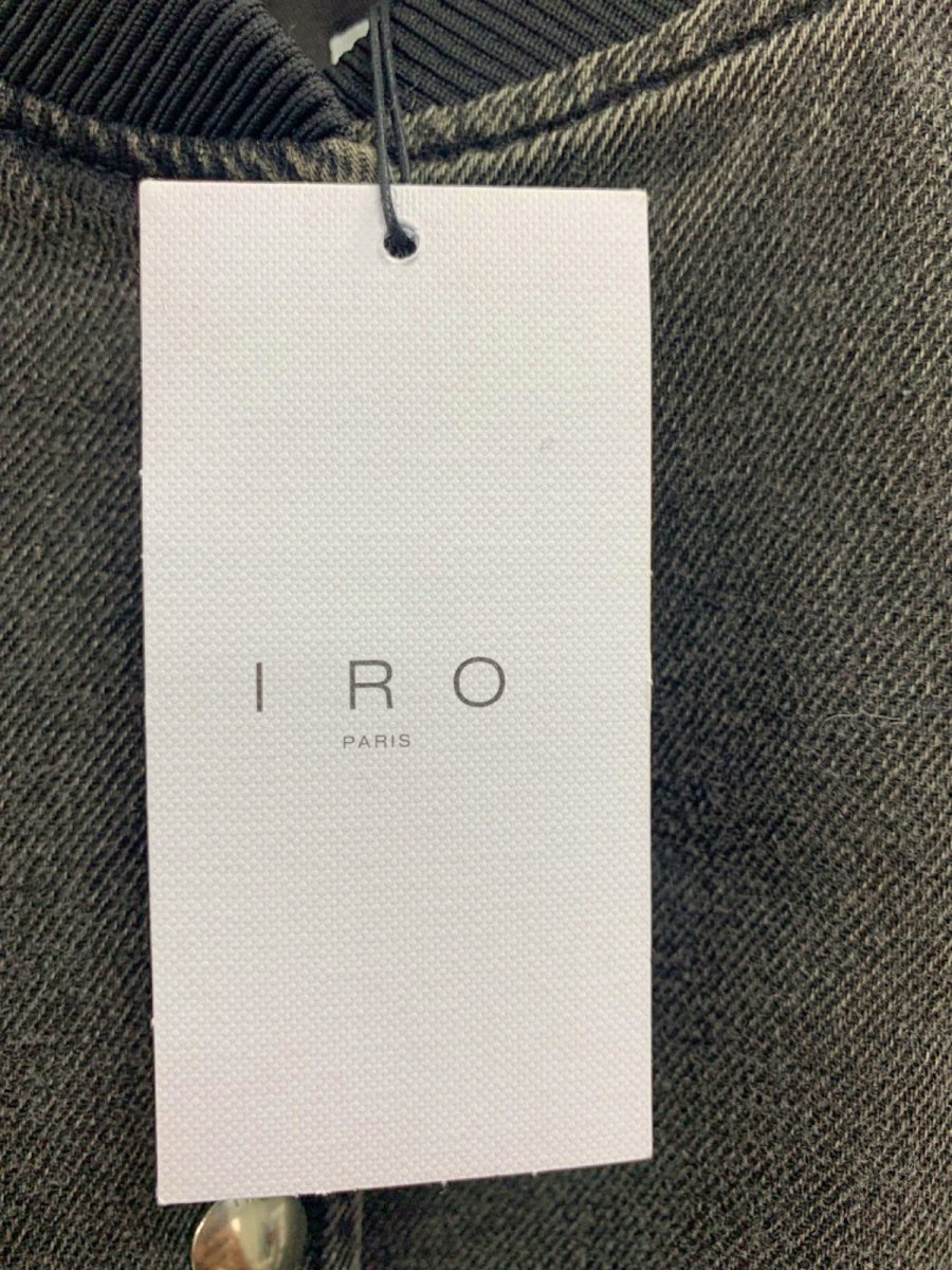 IRO Dark Grey ILARO Bomber Jacket UK 8 - Reliked