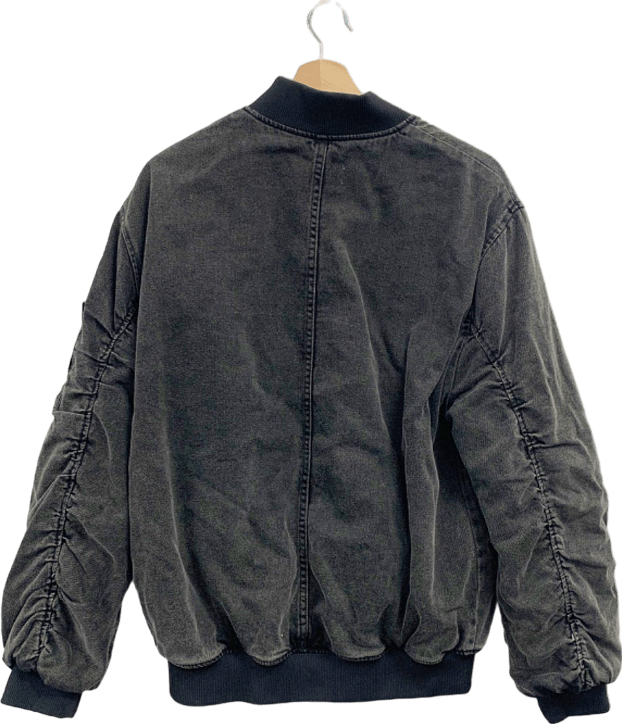 IRO Dark Grey ILARO Bomber Jacket UK 8 - Reliked