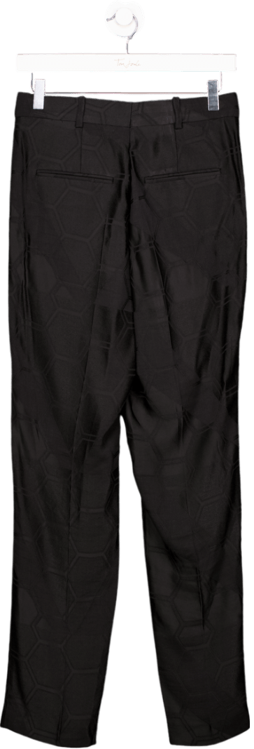 Isabel Marant Black Jacquard Tailored Trousers FR36 UK 8 - Reliked