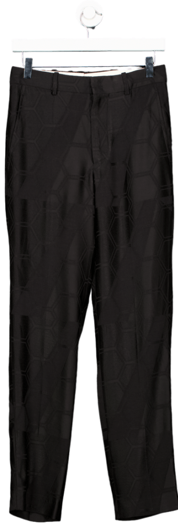 Isabel Marant Black Jacquard Tailored Trousers FR36 UK 8 - Reliked
