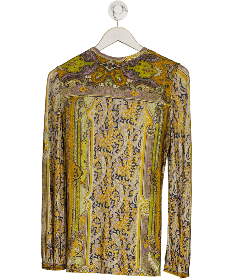 Isabel Marant Yellow Runway "maxence" Paisley Top UK 10 - Reliked