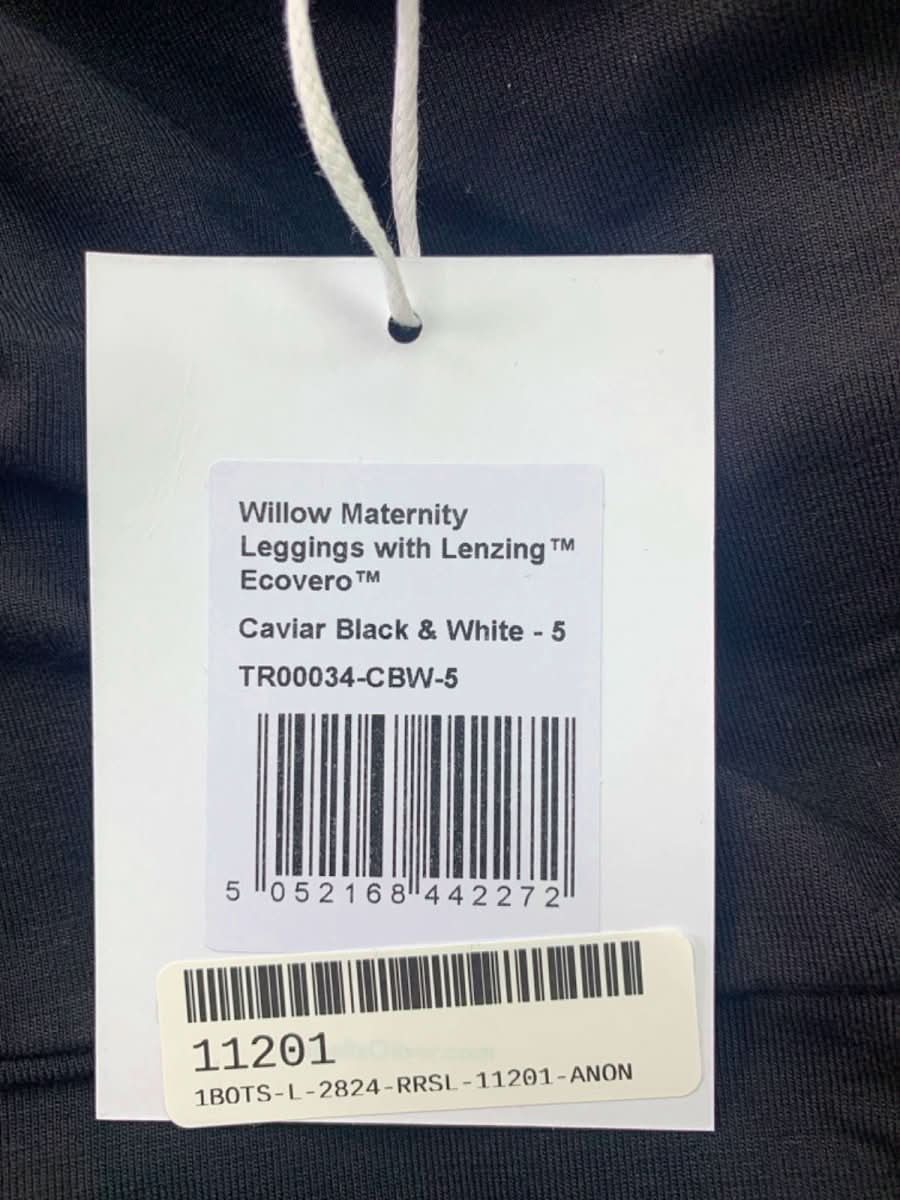 Isabella Oliver Black Willow Ecovero Maternity Leggings Size 5 UK 16 - 18 - Reliked