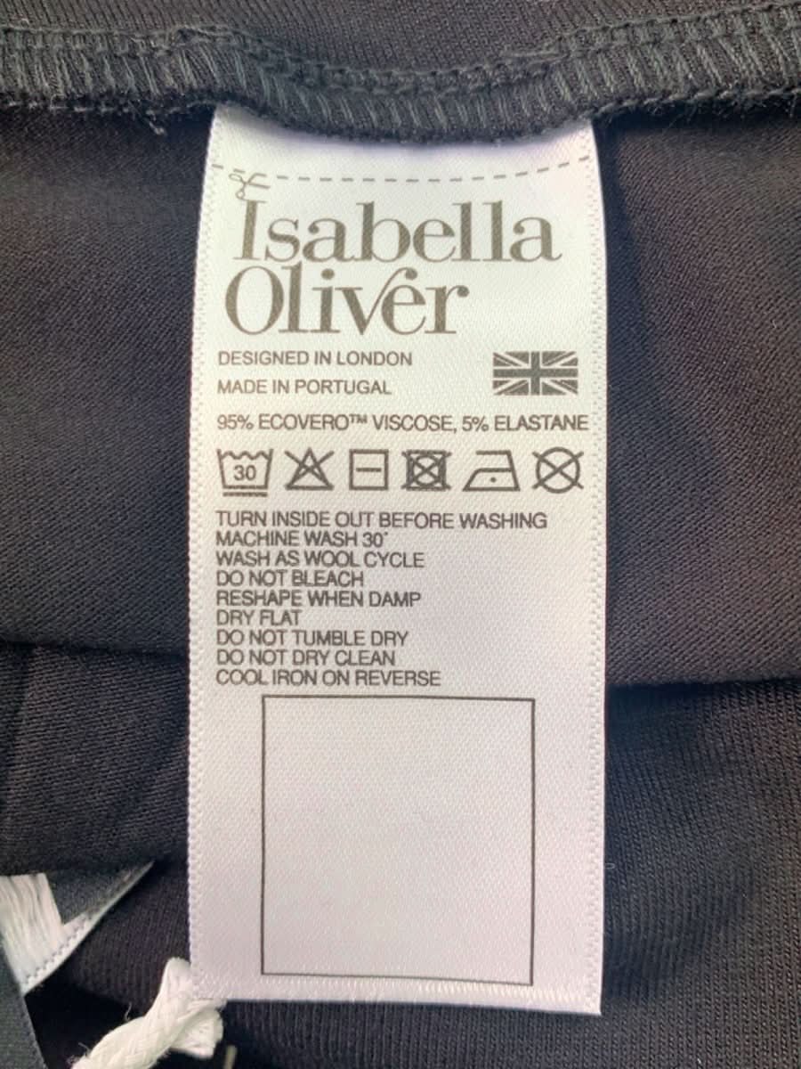 Isabella Oliver Black Willow Ecovero Maternity Leggings UK 10 - Reliked