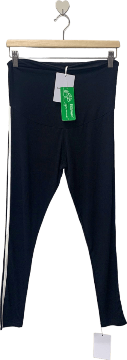 Isabella Oliver Black Willow Ecovero Maternity Leggings UK 10 - Reliked