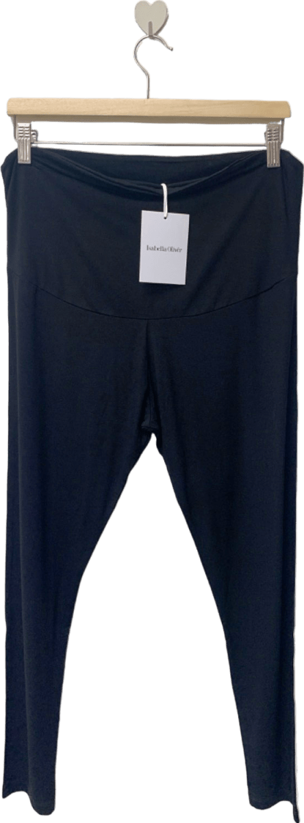 Isabella Oliver Black Willow Ecovero Maternity Leggings uk 14 - Reliked