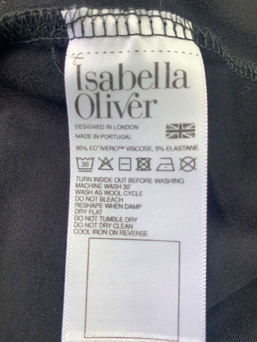 Isabella Oliver Black Willow Ecovero Maternity Leggings uk 14 - Reliked