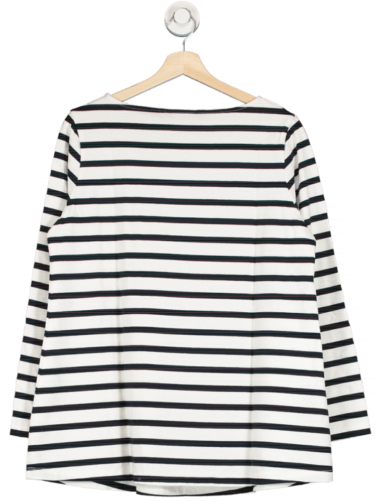 Isabella Oliver Classic Navy and White Breton Stripe Arden Maternity Top UK 12 - Reliked