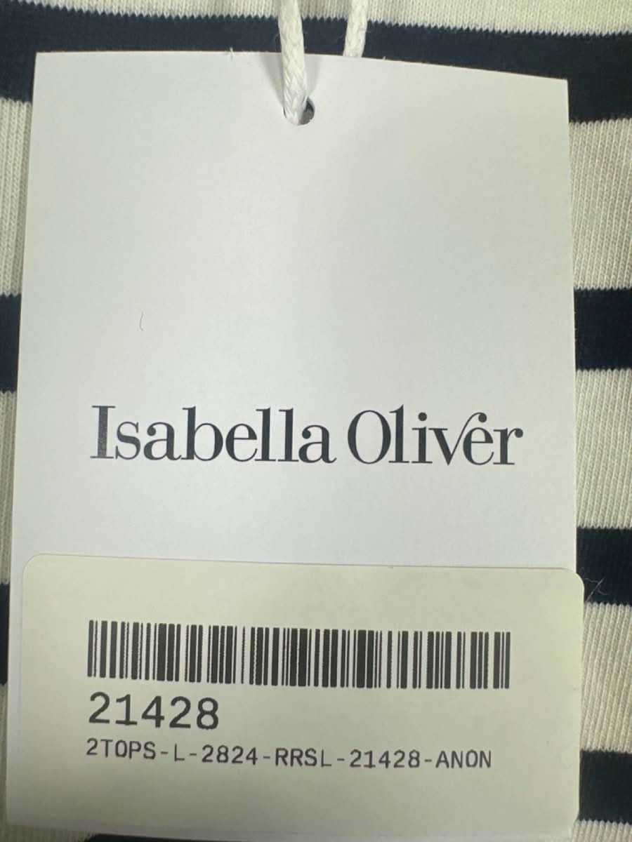 Isabella Oliver Classic Navy and White Breton Stripe Arden Maternity Top UK 12 - Reliked